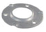 Welded Base Plate, 25.4mm round tube, Satin Finish