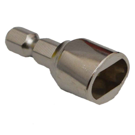 Socket for driving M6 lag eye screw into timber (Nickel Plated). Not suitable for Impact Drivers