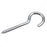 M6 Stainless Steel Cup Hook Overall Length 60mm; Jaw opening 10mm