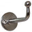 Exposed mounted heavy duty 304 polished stainless Coat Hook, base diameter 36mm