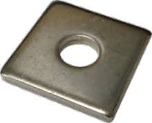 Square Washer,  75x75 x 8mm Stainless Steel 316L