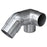 Perpendicular Corner Joiner Adjustable Elbow (Ball Type) with Right Hand Insert. Mirror Polish