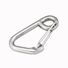 Shaped Spring Snap Hook 8mm; 13mm opening