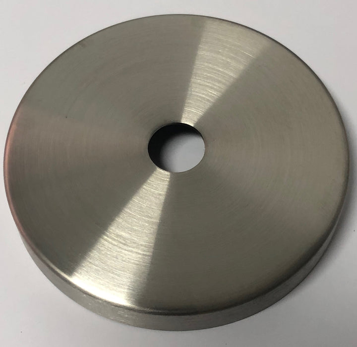 Cover Plate, 12mm, round, Satin finish