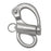 12x9mm S316 Stainless Steel Snap Shackle, Fixed Eye