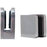 Glass Clamp: Square 8/10/12 mm Flat Back Mirror Polish, Square 55x55