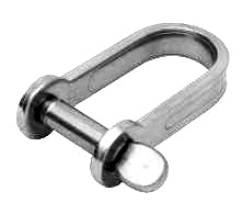 6mm Stamped D Type Shackle