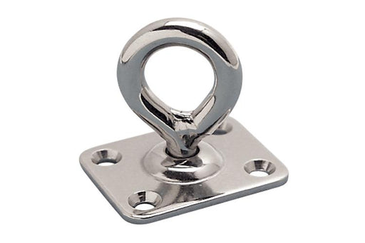 40mm Square Plate with 18mm Swivel Eye